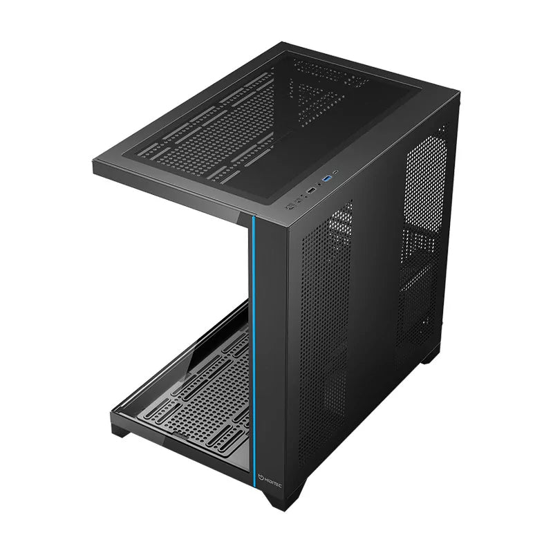 Caixa de Computador Hiditec Caja ATX Gaming H3 PRO ARGB preto - imagem 9
