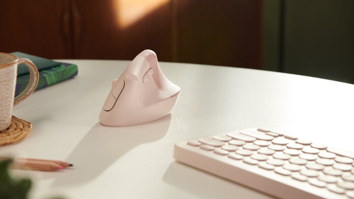 Rato Logitech Lift Vertical / 910-006478 rosa - imagem 9