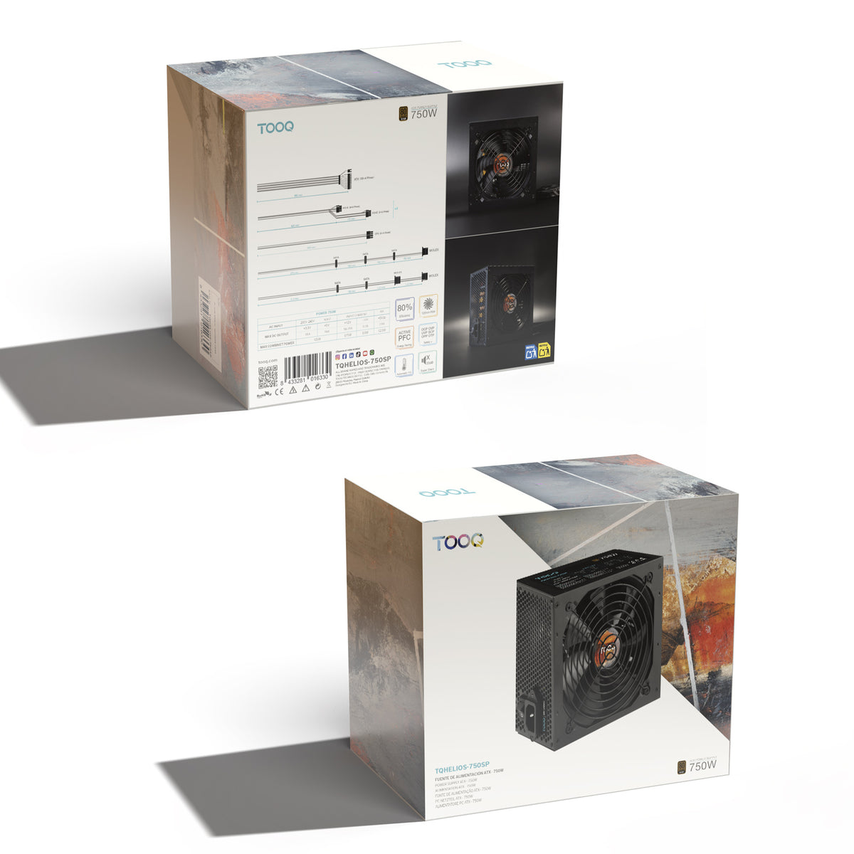Fonte de Alimentação Tooq Fuente Alim.TQHELIOS-750SP 750W 80+ Bronze - imagem 11