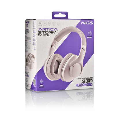 Auscultadores NGS AURICULAR INAL.BT CAN.RUIDO ARTICASTORM WHITE - imagem 7