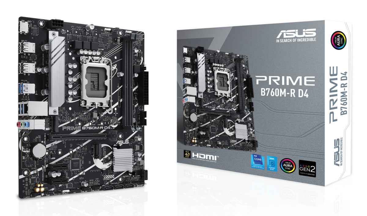 ASUS Placa Base PRIME B760M-R D4 mATX 1700