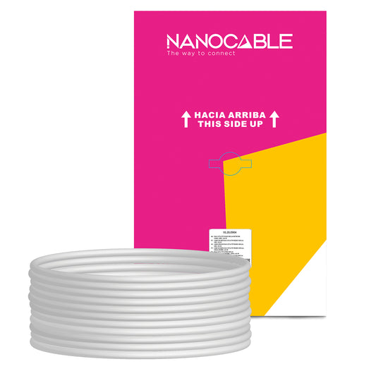 Cabo de Rede Nanocable Bobina Cabo RJ45 CAT6 FTP 305 M Cobre