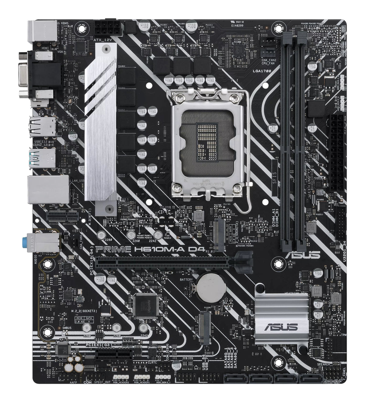 ASUS Placa Base PRIME H610M-A CSM D4 mATX 1700 - imagem 6