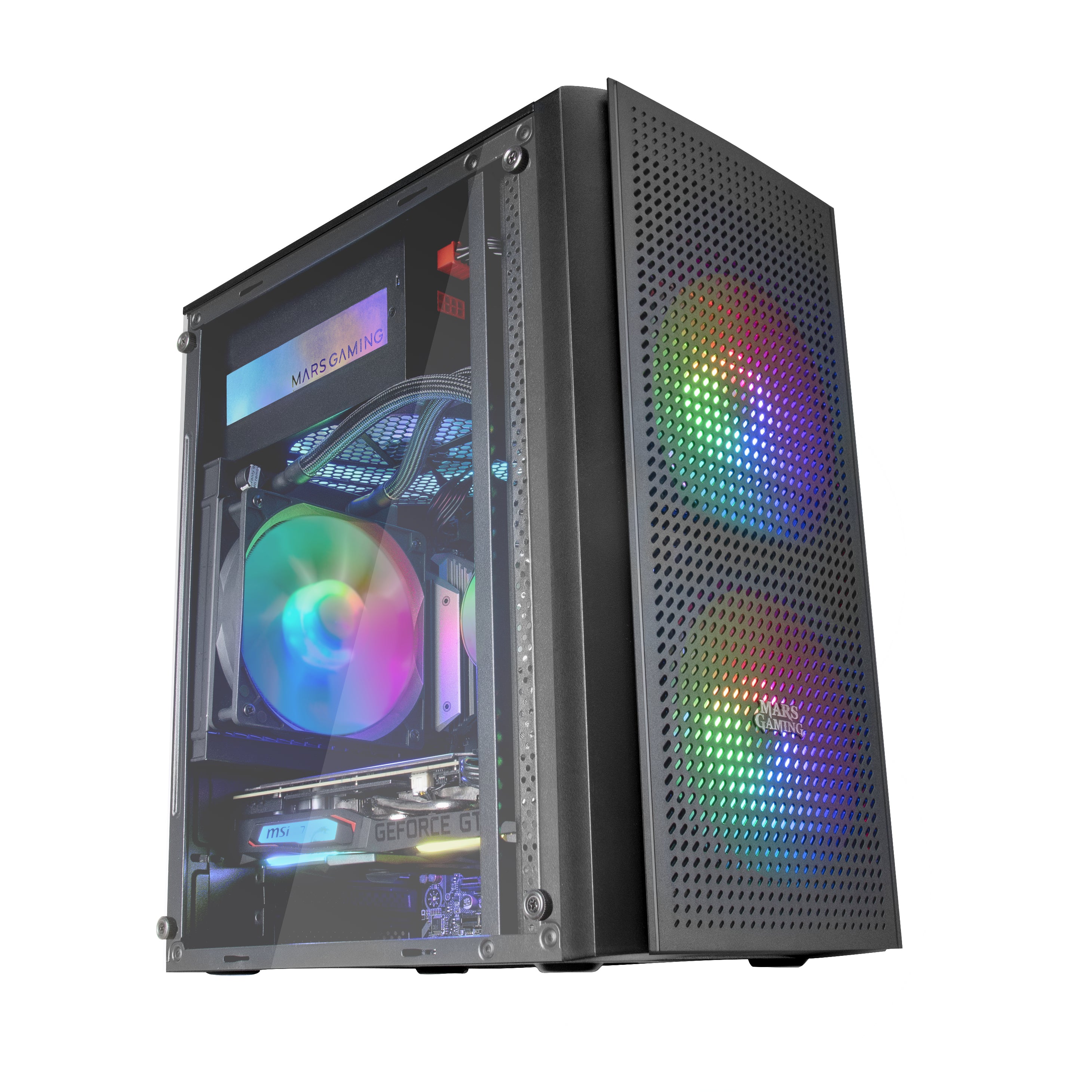 Caixa de Computador Mars Gaming caja MICRO-ATX MC300 preto