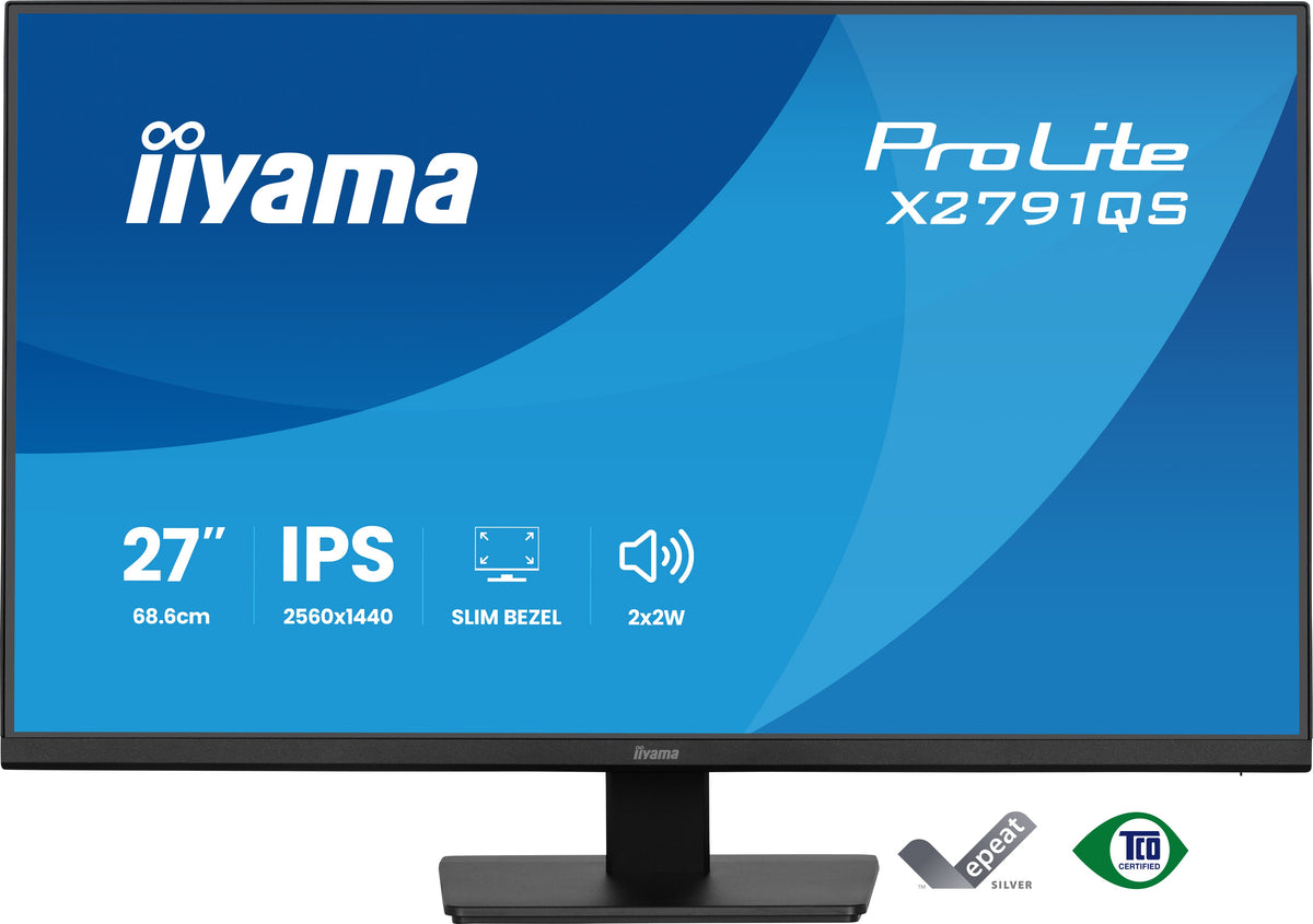 Monitor iiyama ProLite X2791QS / X2791QS-B1 preto - imagem 2