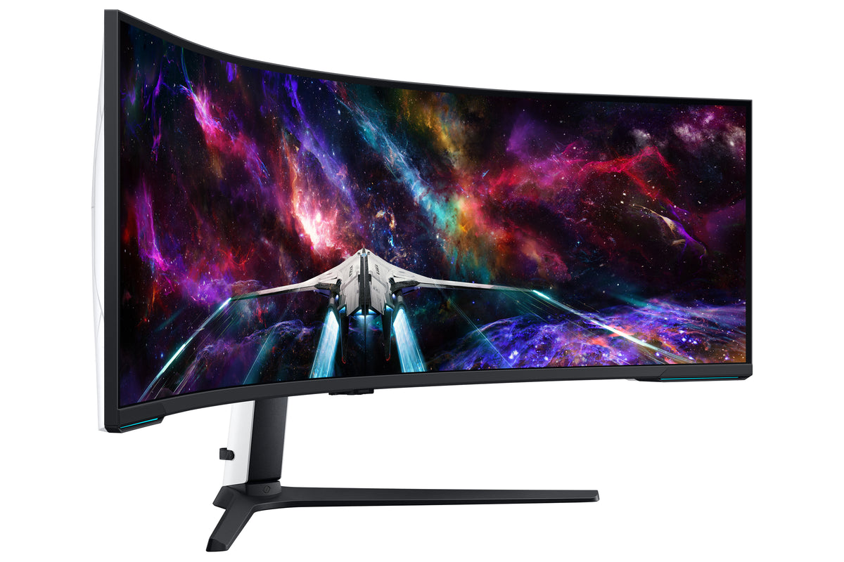 Monitor Gaming Ultrapanorámico Curvo Samsung Odyssey Neo G9 S57CG952NU 57"/ Dual UHD/ 1ms/ 240Hz/ VA/ Regulable em altura/ branco