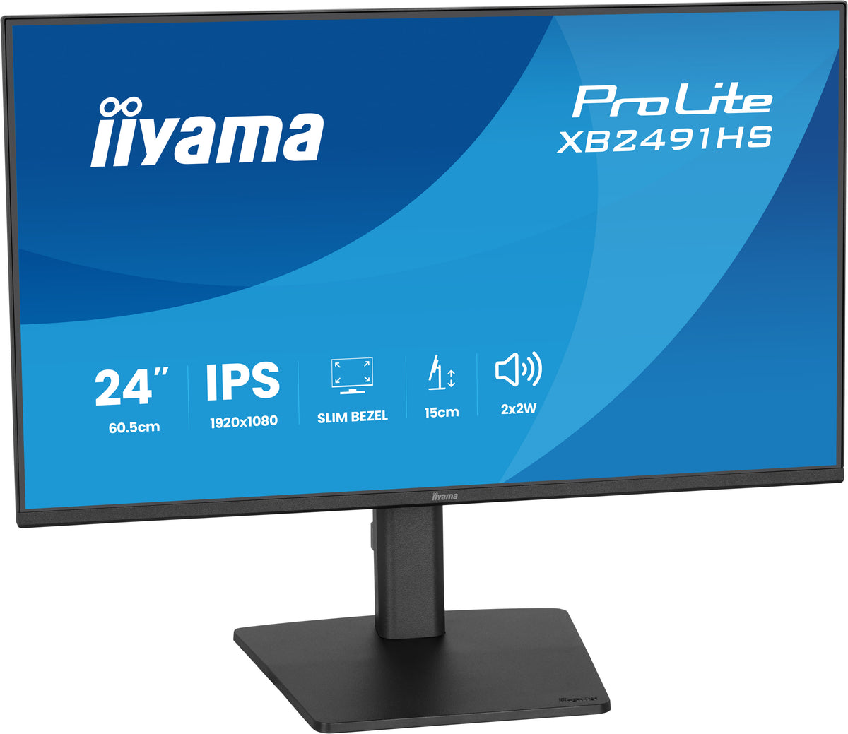 Monitor iiyama ProLite XB2491HS / XB2491HS-B1 preto - imagem 4