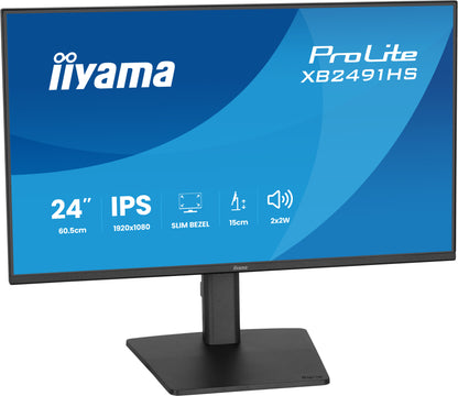 Monitor iiyama ProLite XB2491HS / XB2491HS-B1 preto - imagem 4