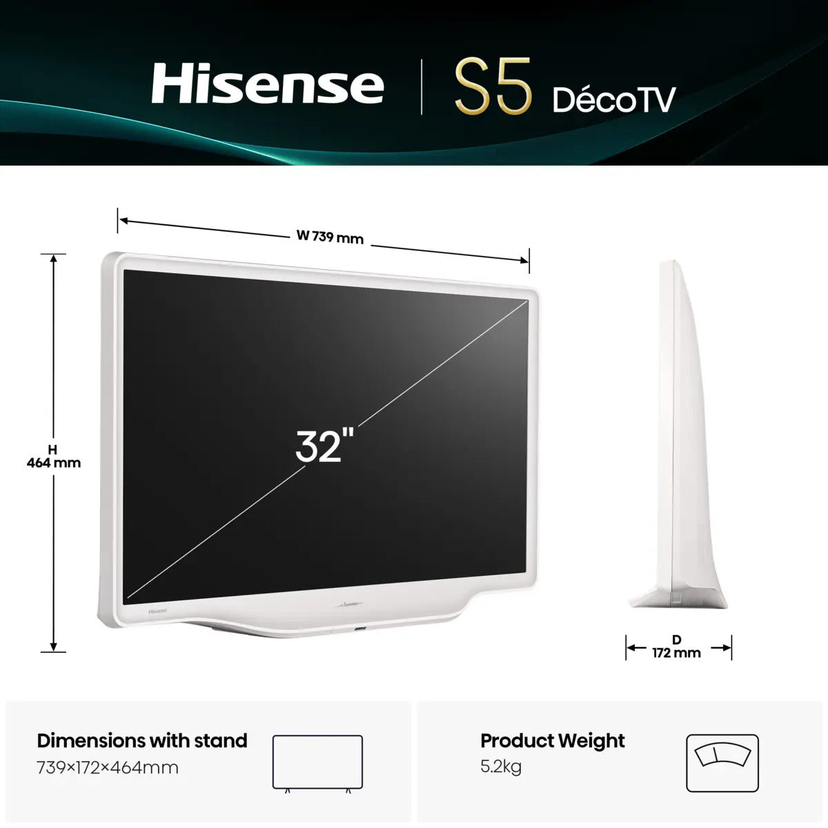 Televisão Hisense 20017249 - Hisense