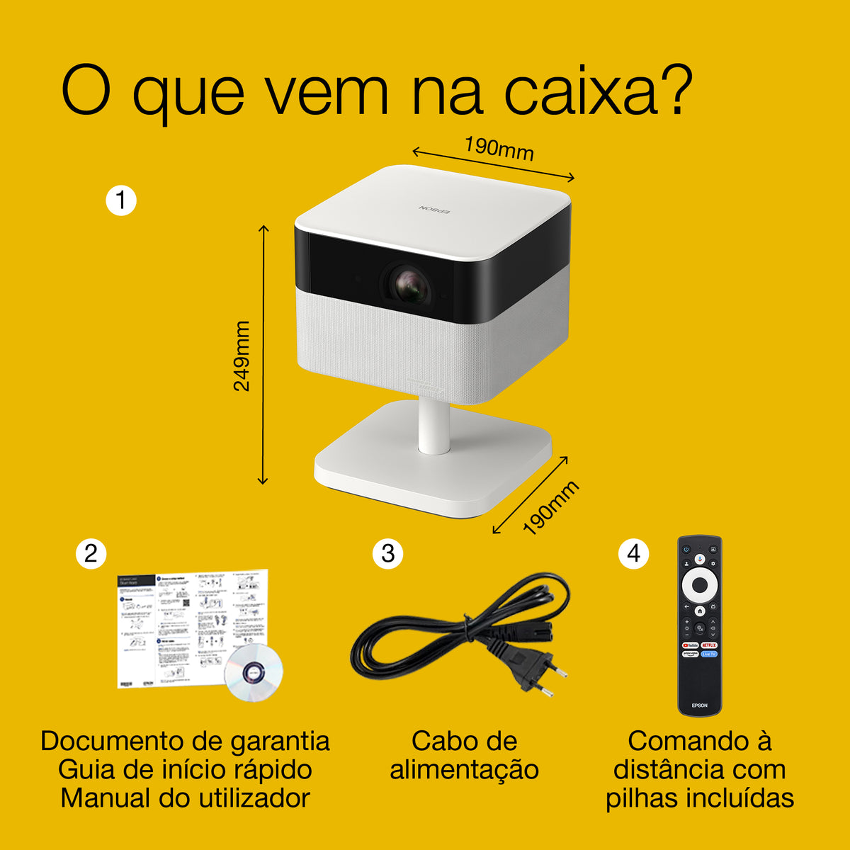 Projetor Epson Flex EF-71 / V11HB79040 branco - imagem 8
