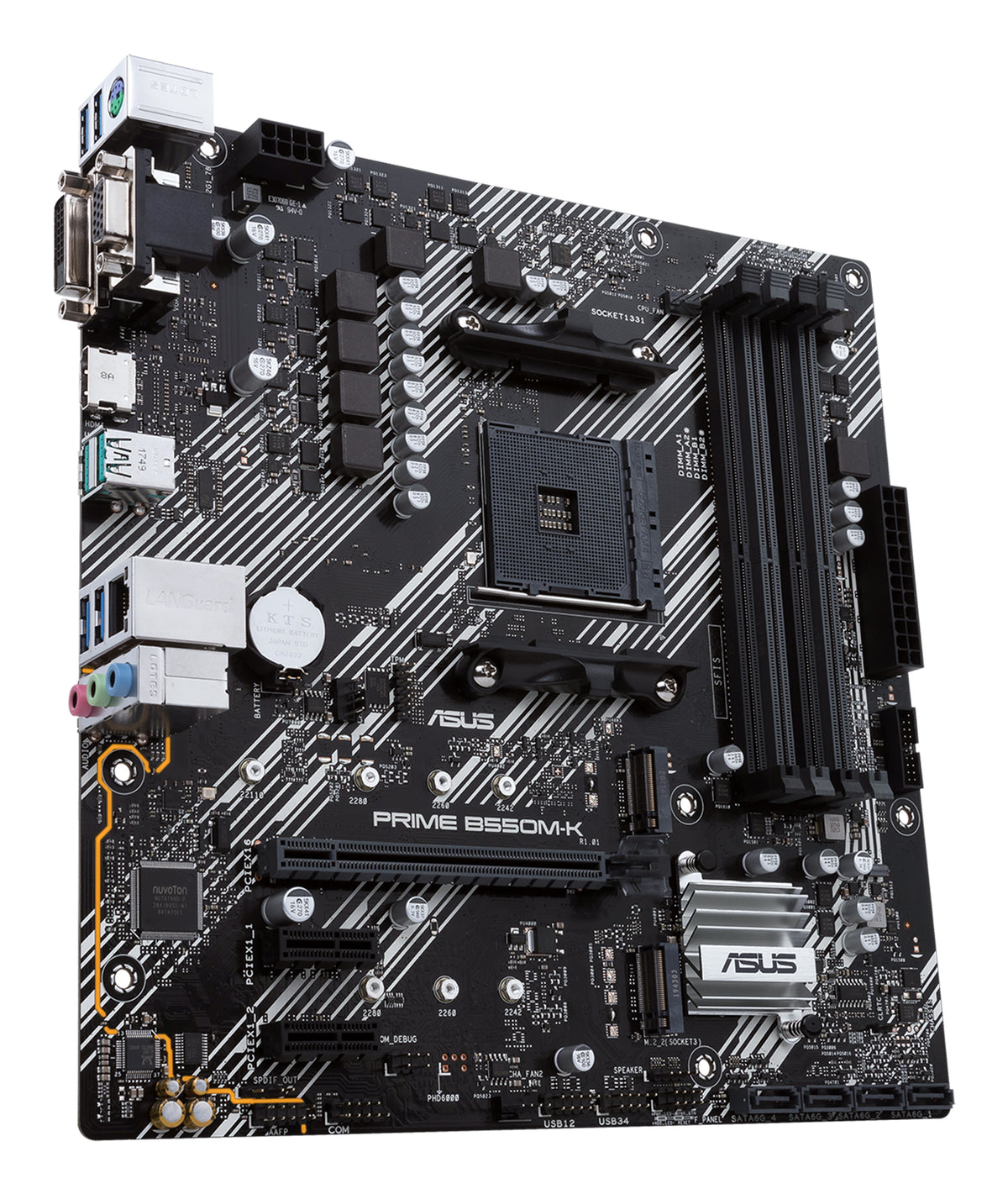 ASUS Placa Base PRIME B550M-K mATX AM4 - imagem 7