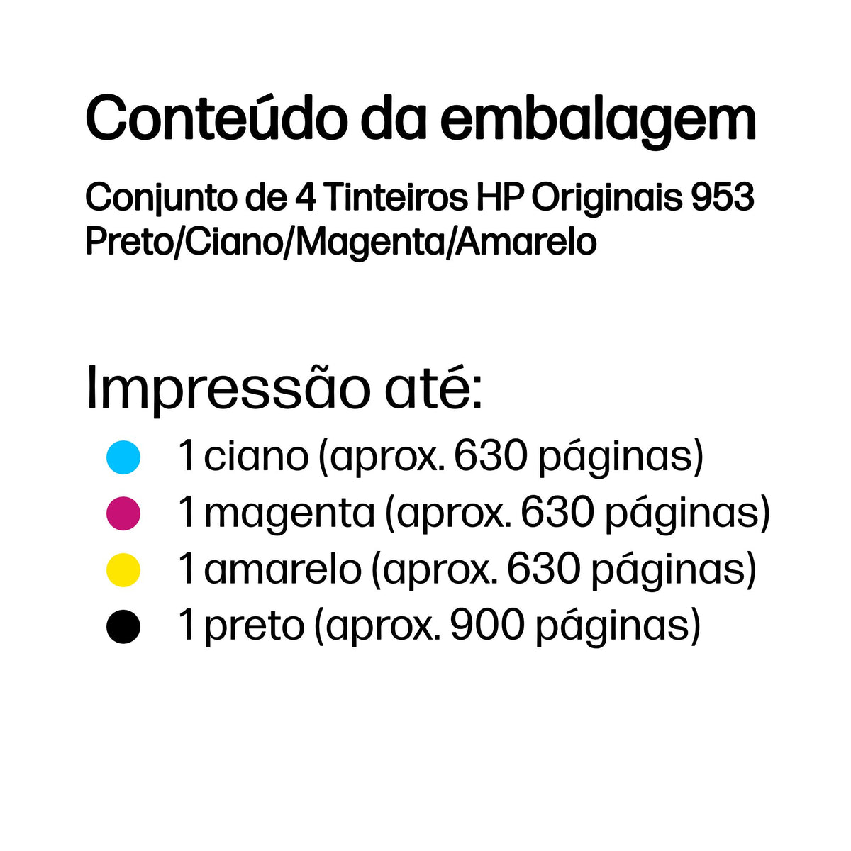 HP Ink 953 / 6ZC69AE BK,C,M,e Multipack - imagem 4