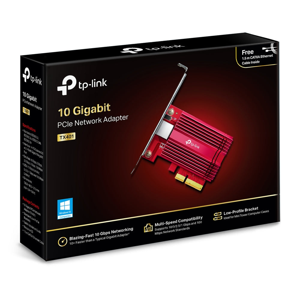 Adaptador de Rede TP-Link TX401 / TX401 vermelho - imagem 4