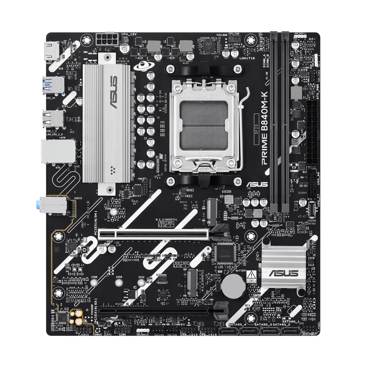 ASUS PLACA BASE PRIME B840M-K mATX AM5 - imagem 6
