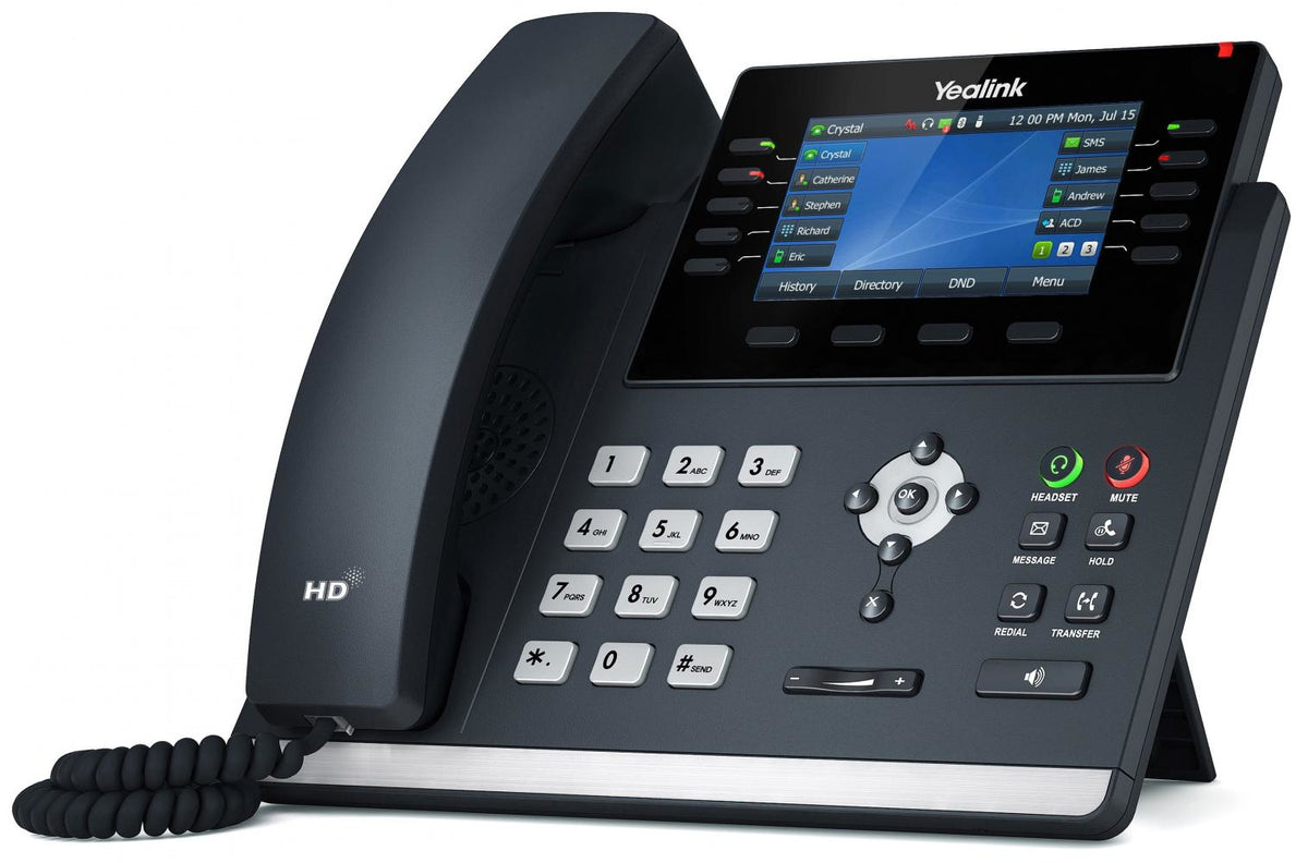 Telefone VoIP YEALINK SIP-T46U 16 cuentas, com PoE - imagem 4