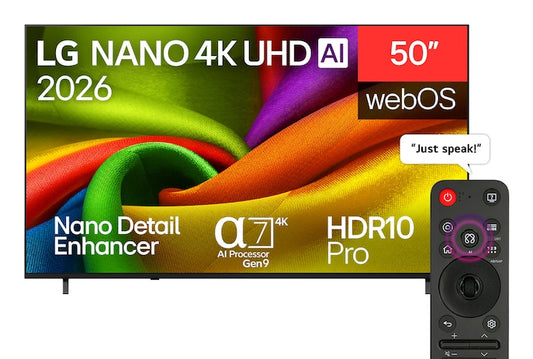 Televisão LG 50NU850B6LA TV 50" Nano 4K UHD STV USB HDMI BTh