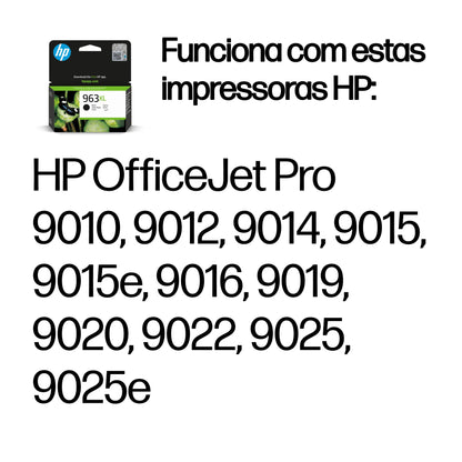 HP Ink 963XL / 3JA30AE preto XL - imagem 3