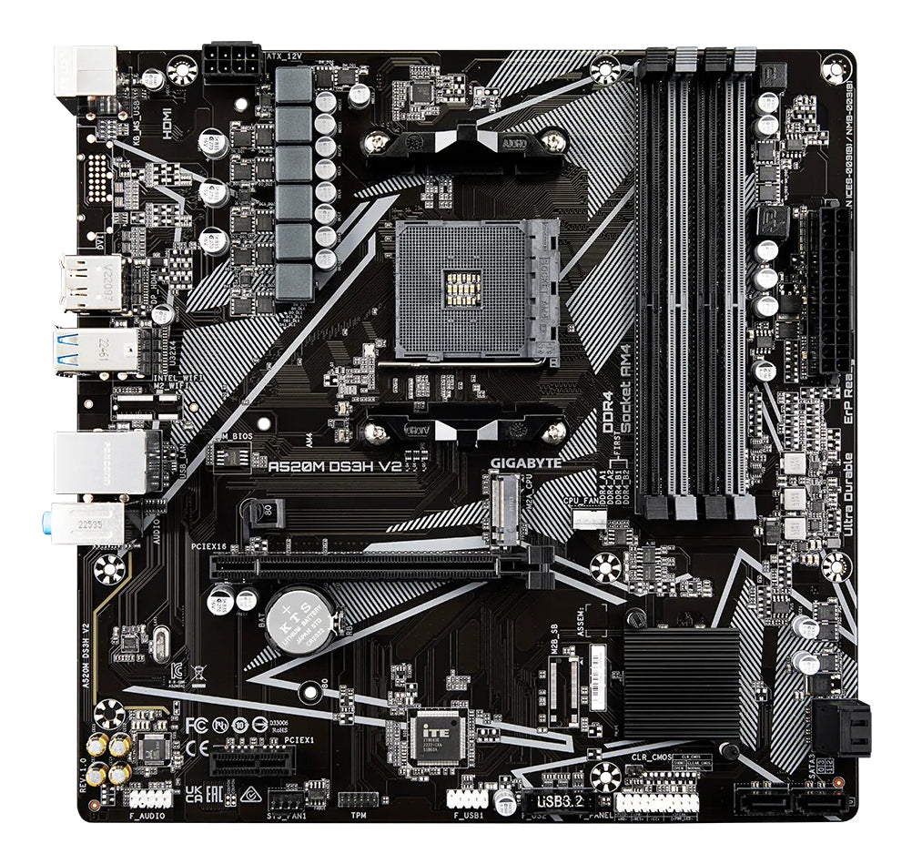 Gigabyte Placa Base A520M DS3H V2 mATX AM4 - imagem 8