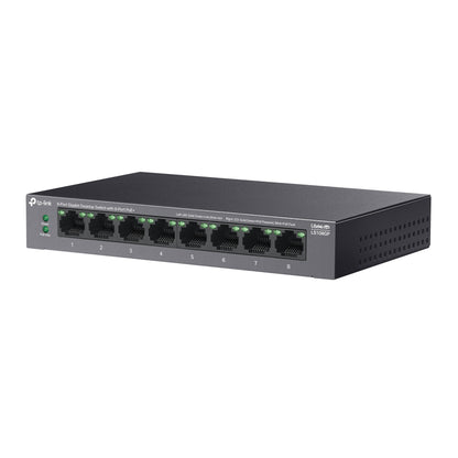 Switch de Rede TP-Link LS108GP 8xGb PoE+ 62W Desktop - imagem 7