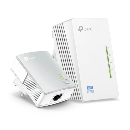 Adaptador de Rede TP-Link Powerline station TL-WPA4220 Kit / TL-WPA4220 KIT branco Multipack - imagem 2