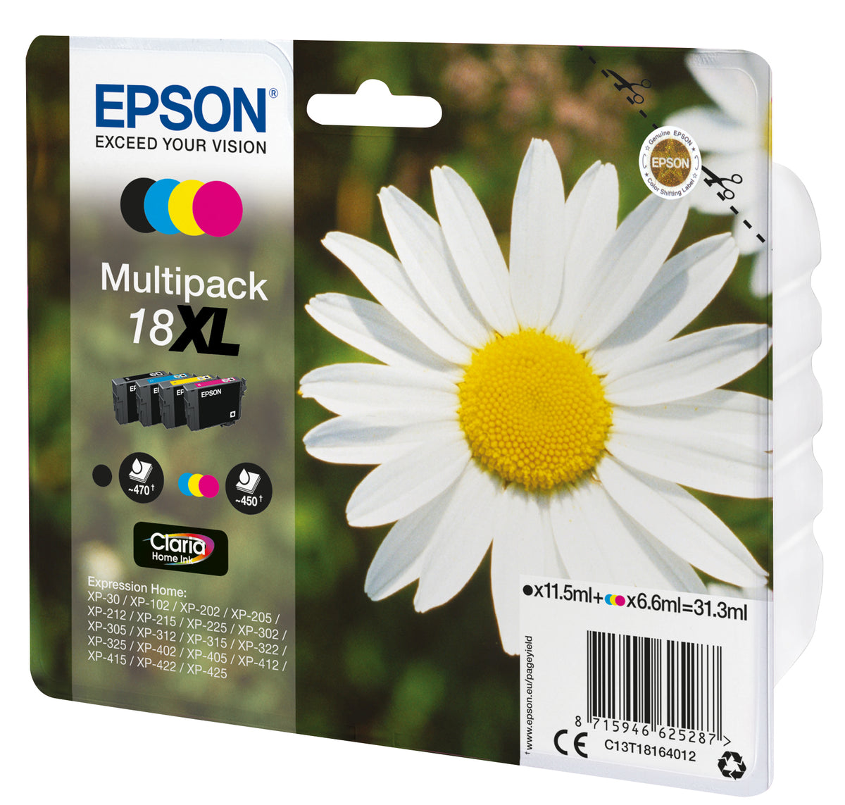 Epson Ink 18XL / C13T18164012 BK,C,M,e XL Multipack - imagem 10