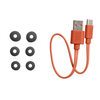 JBL Vibe Beam Bluetooth Auscultadores com Estojo de Carregamento/Duração da Bateria 8h/ Preto