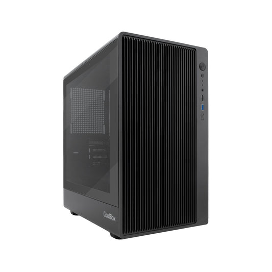 Caixa de Computador Coolbox Caja Gaming MATX GM350 DARKFACE USB-C 3.2