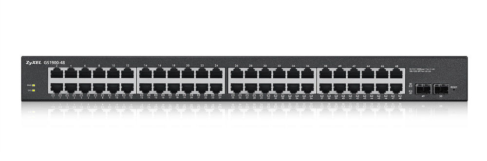 Switch de Rede ZyXEL GS1900-48 v2 Smart L2 48xGbE - imagem 7