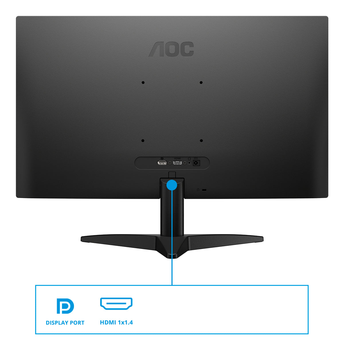 AOC 24B36X monitor de gaming de 23,8" / Full HD / 0.5ms/ 144Hz/ IPS / Preto