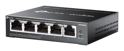 Switch de Rede TP-Link ES205GP 4xGb PoE+ 1xGb 65W Desktop - imagem 7