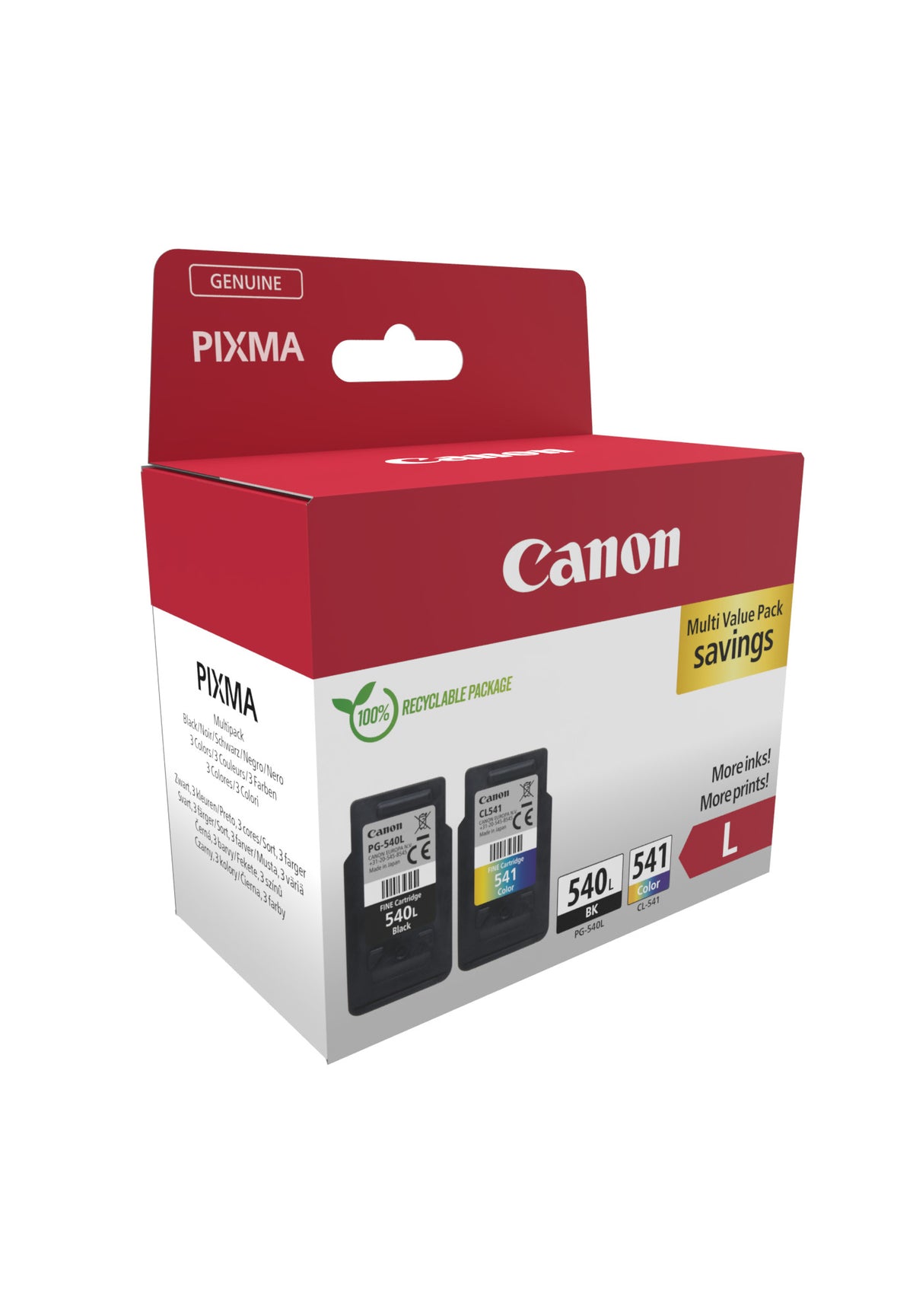 Canon Ink PG540L/CL541XL / 5224B013 BK,C,M,e XL Multipack - imagem 11
