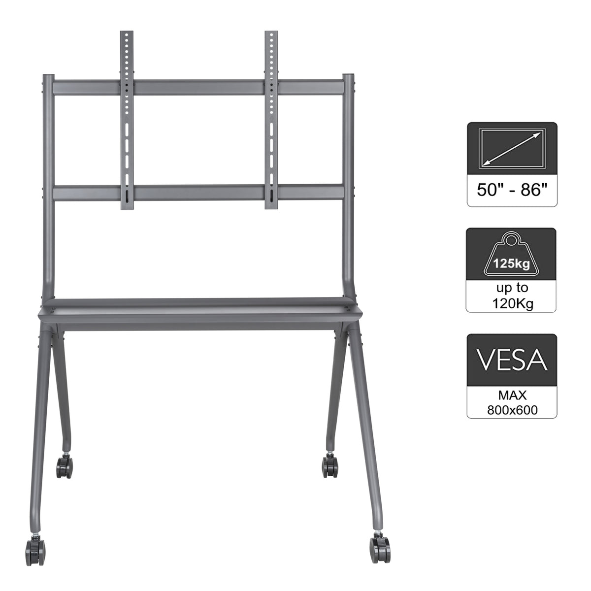EWENT EW1542 Soporte de suelo com ruedas 50"-86" - imagem 6