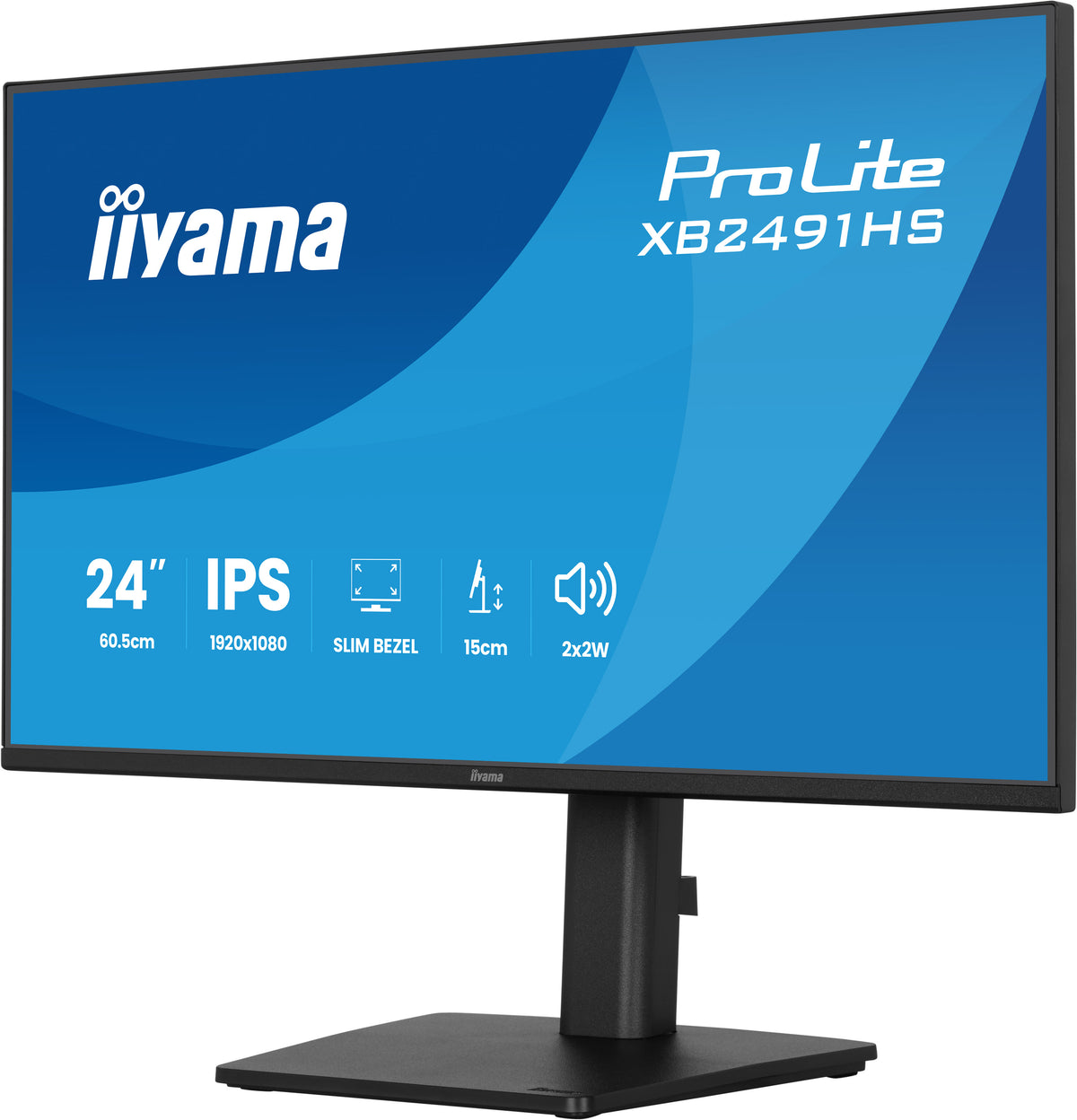 Monitor iiyama ProLite XB2491HS / XB2491HS-B1 preto - imagem 6