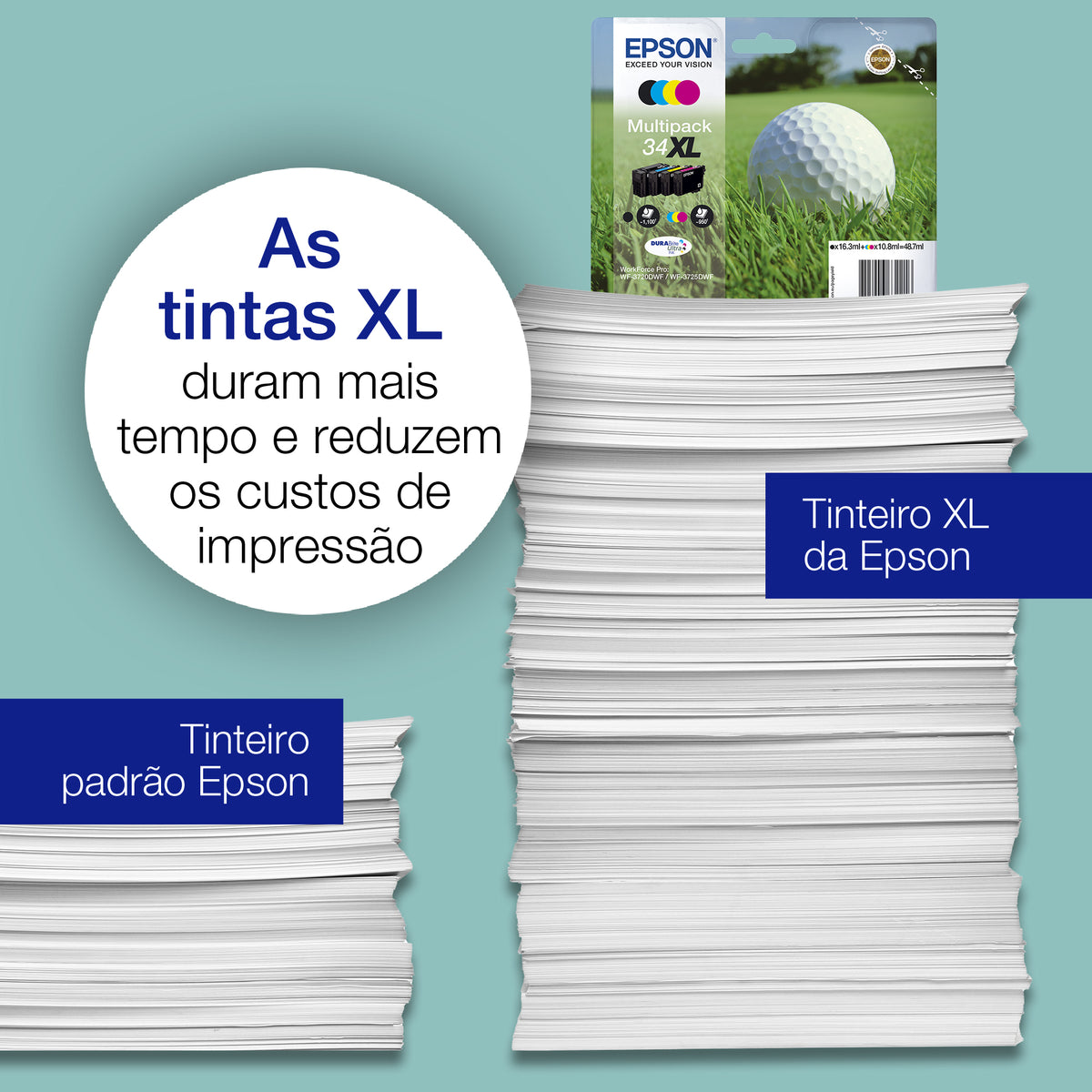 Epson Ink 34 / C13T34664010 BK,C,M,e Multipack - imagem 12