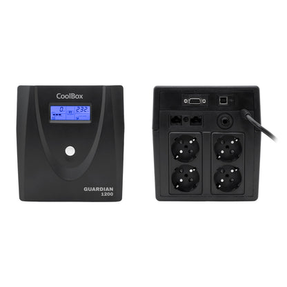 UPS COOLBOX SAI GUARDIAN3 1200VA/720W com Ecrã LCD - imagem 6