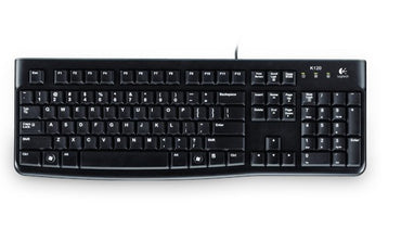 Teclado Logitech K120 / 920-002489 preto - imagem 2