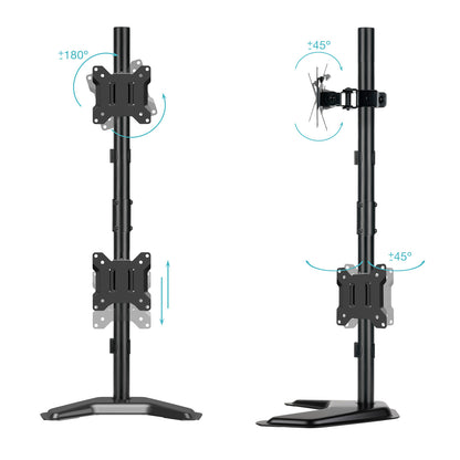 Suporte TV Tooq mesa DB1703TNV-B 2 brazos Vertical - imagem 6