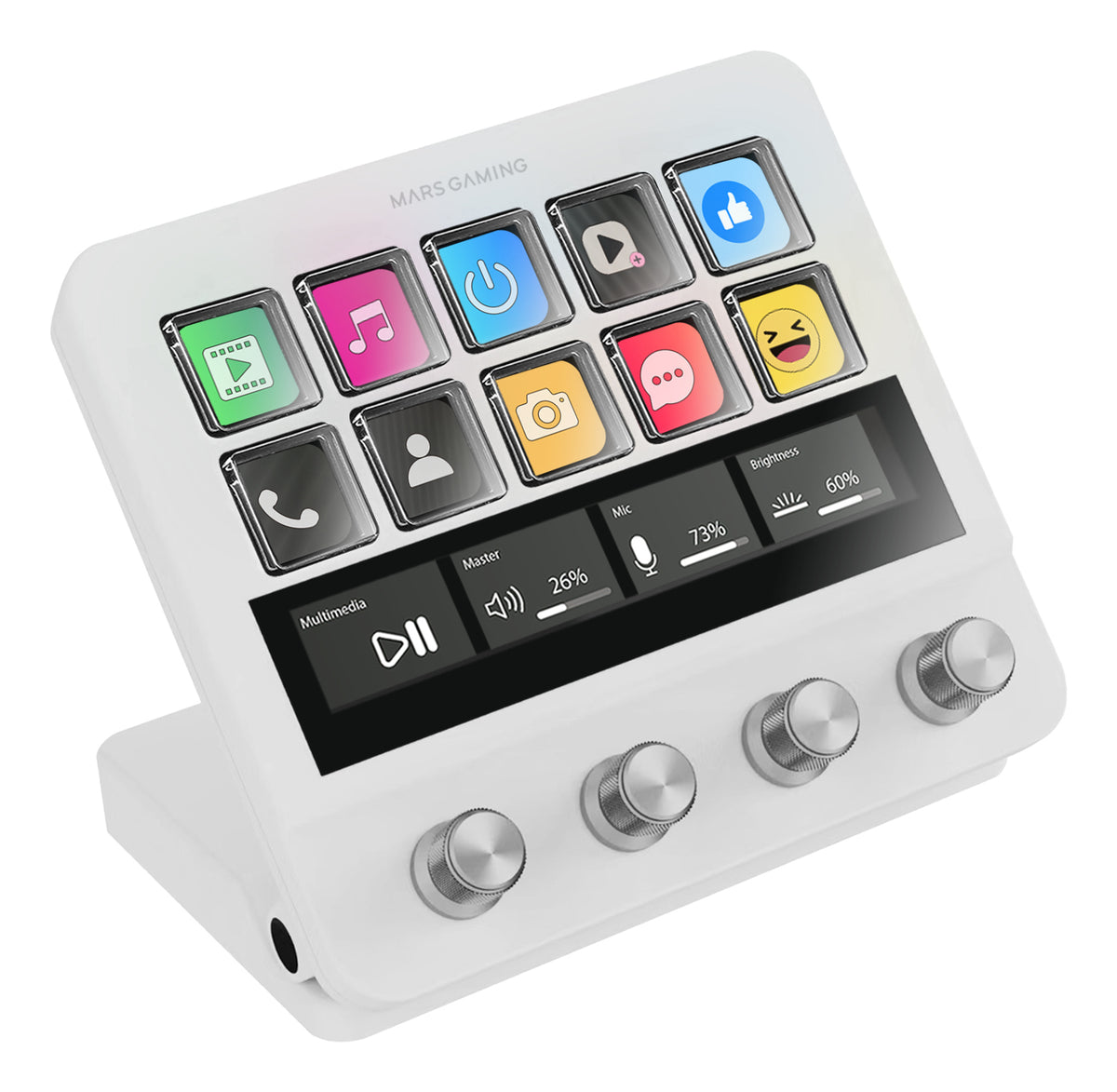 Teclado Mars Gaming MSDPROW Control Deck