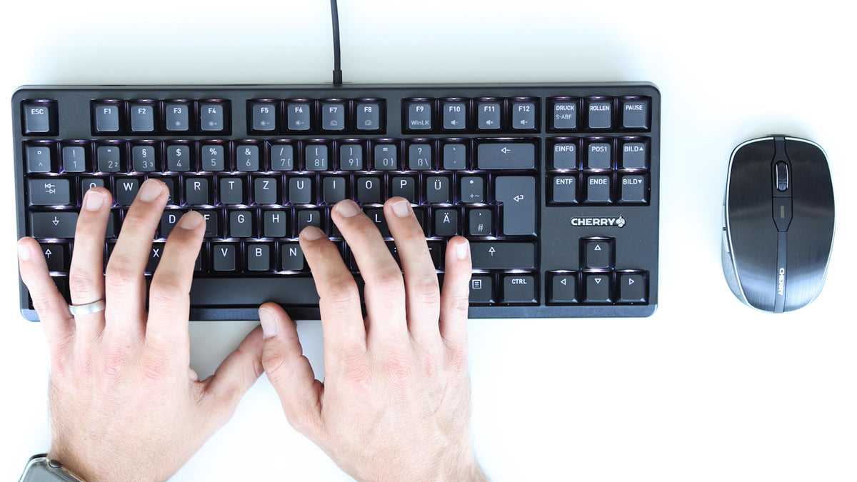 Teclado CHERRY G3833B / G80-3833LWBDE-2 preto - imagem 8