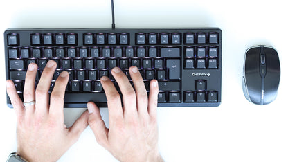 Teclado CHERRY G3833B / G80-3833LWBDE-2 preto - imagem 8