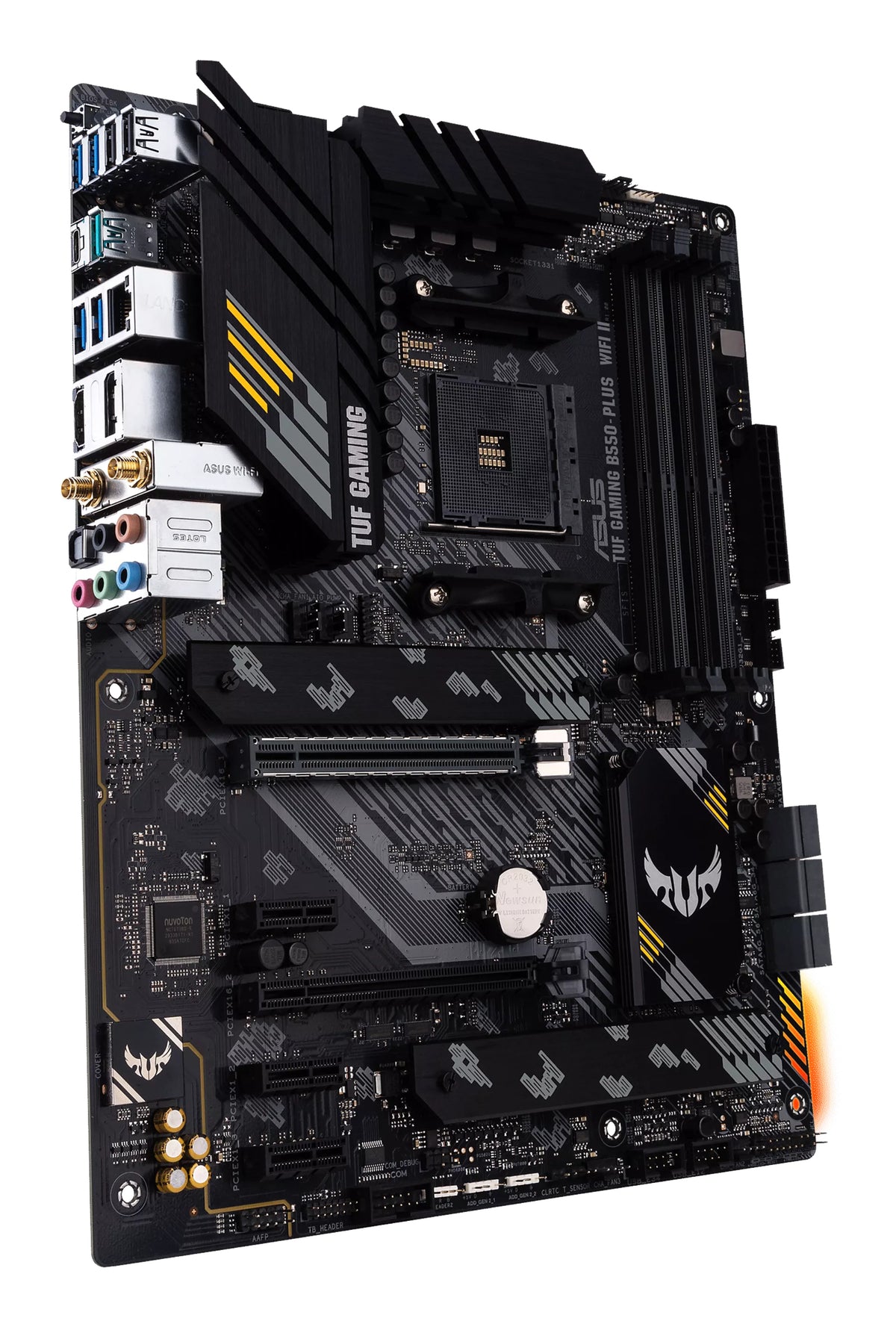 Placa-mãe ASUS TUF de jogos B550-PLUS WIFI II / 90MB19U0-M0EAY0 preto - imagem 8