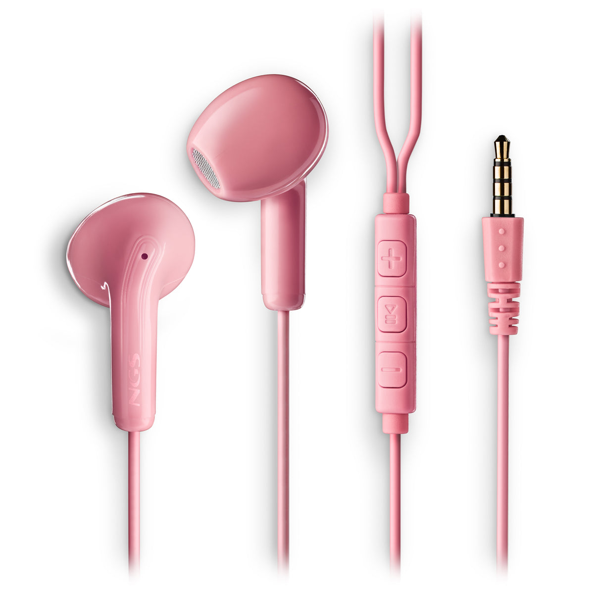 Auscultadores NGS Auricular Rosa Estéreo Cable JACK 3.5 Mm - imagem 7