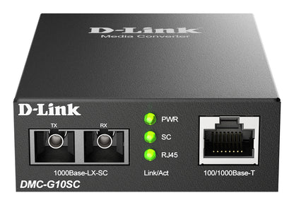 Conversor de Média D-Link DMC-G10SC Conversor Medios SC SM 10Km