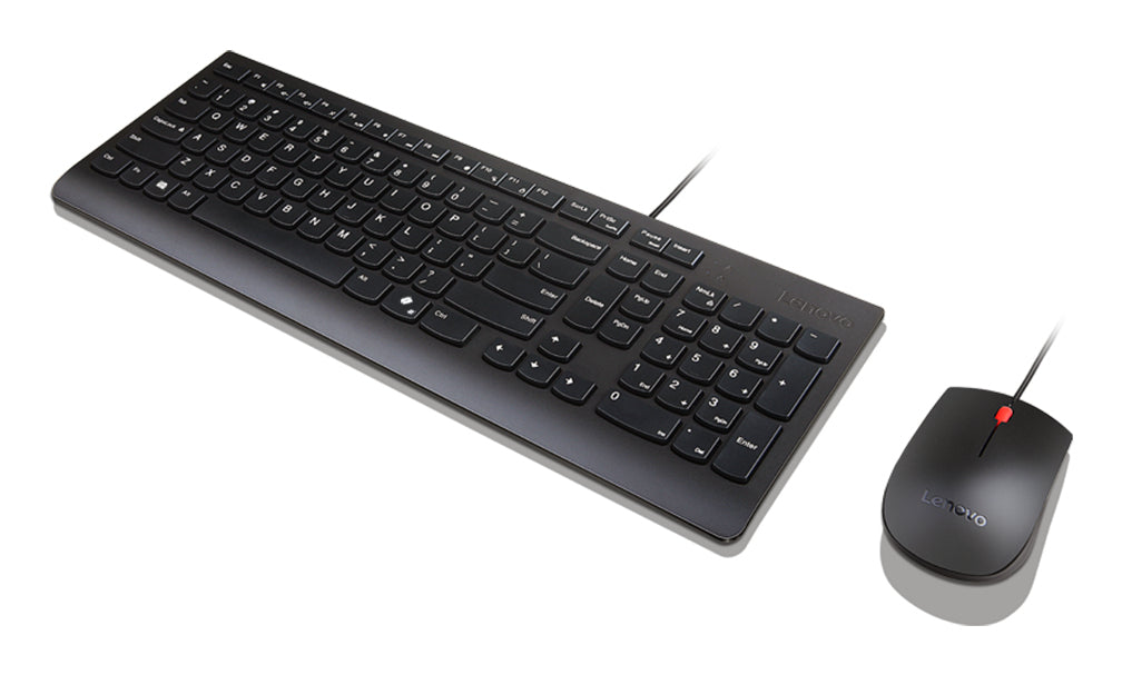 Conjunto Teclado e Rato Lenovo Rato e Teclado set Essential Com fios Combo / 4X31R64414 preto - imagem 3