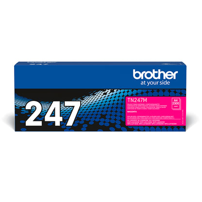 Original Brother TN-247M Toner de Alta Capacidade/Magenta