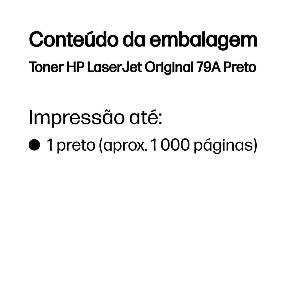 HP toner CF279A Preto - imagem 4