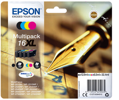 Epson Ink 16XL / C13T16364012 BK,C,M,e XL Multipack - imagem 9