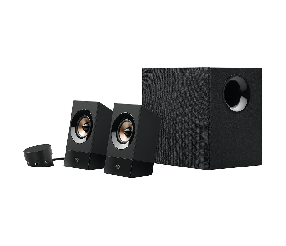 Coluna Logitech Z533 / 980-001054 preto - imagem 2