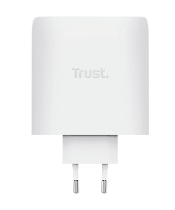 carregador de Pared GaN Trust Maxo 100W/ 2xUSB Tipo-C/ Inclui cabo USB Tipo-C/ 100W