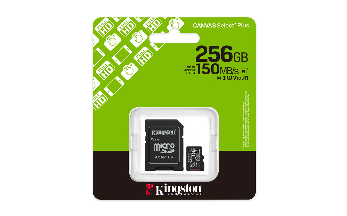 Cartão de Memória Kingston SDCS3/256GB microSDXC Gen3 150MB/s A1 - imagem 8
